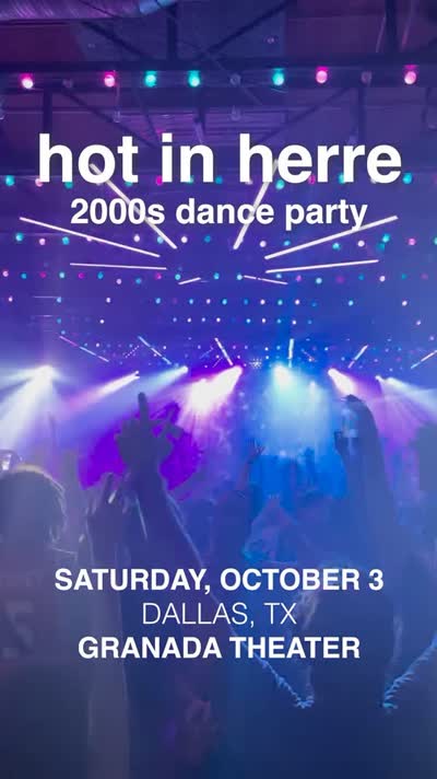 hot in herre 2000's dance party
