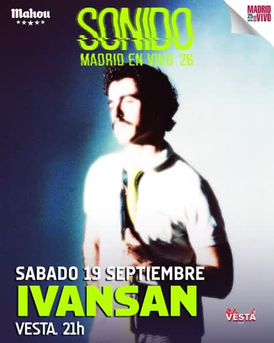 Indie, emoción y experimentación sonora. @ivansannnnn llega con un directo que viaja entre lo íntimo y lo bailable
