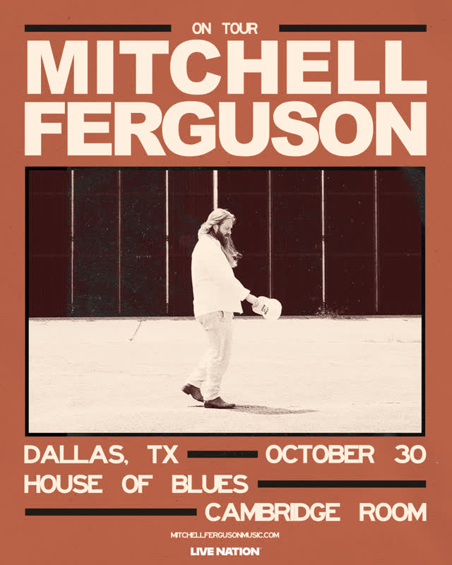ON SALE NOW 🔶 @mitchell_ferguson On Tour in the Cambridge Room at House of Blues Dallas on October 30th.