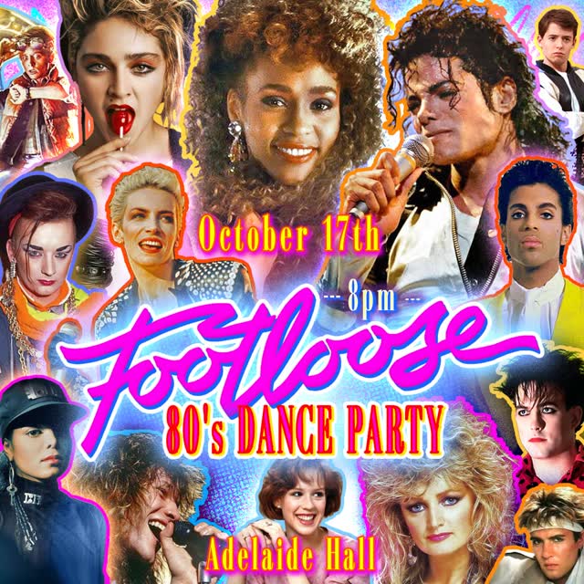 FOOTLOOSE 80s dance party