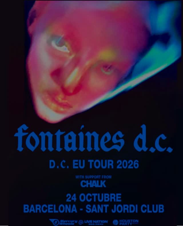La banda irlandesa @fontainesband actuarà aquest 24 d’octubre al Sant Jordi Club 🔥 🎟️ Entrades ja a la venda @livenationesp #FontainesDC #DCEUTour2026 #Barcelona
