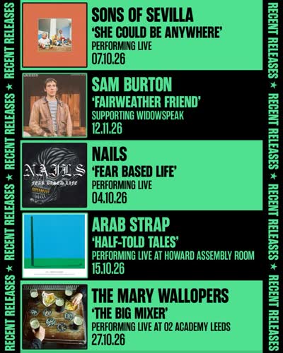 Recent Releases Live Performances