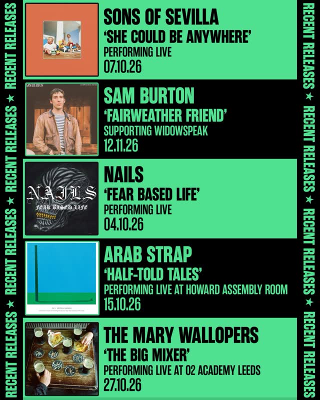 Recent Releases Live Performances