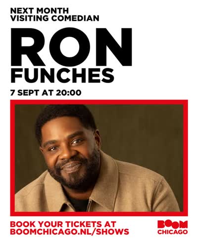 Next Month Visiting Comedian Ron Funches
