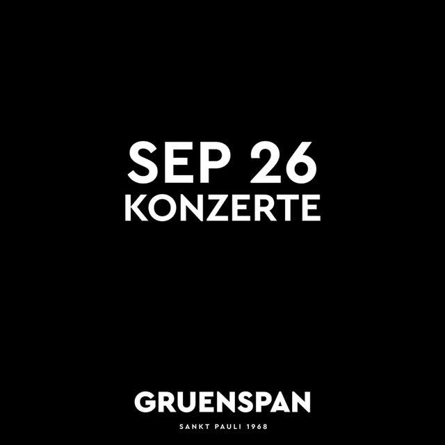 SEP 26 KONZERTE