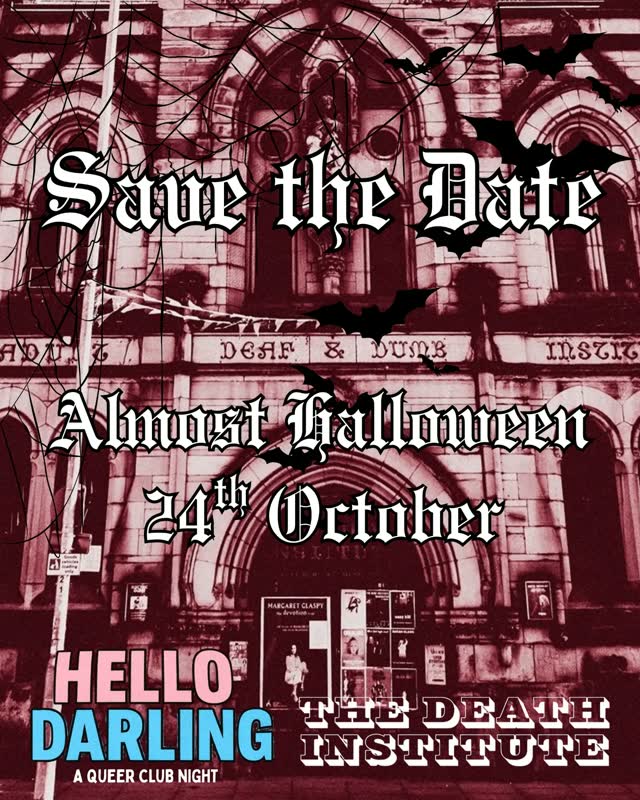 HALLOWEEN early with HELLO DARLING at DEATH INSTITUTE