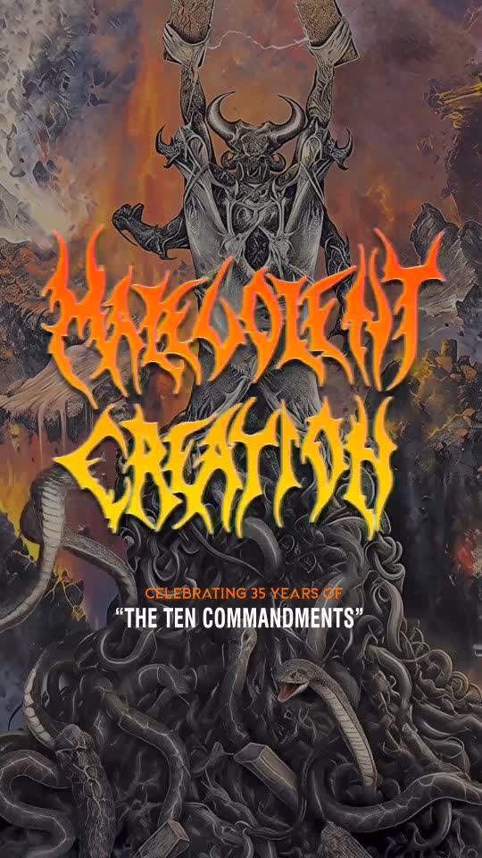 Realmalevolentcreation, Mystic Circle, Atomic Aggressor, Death Yell - The Ten Commandments 35th Anniversary