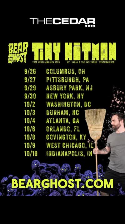 BEAR GHOST — Tiny Hitman Tour with Sarah and the Safe Word and Spaceman Bob