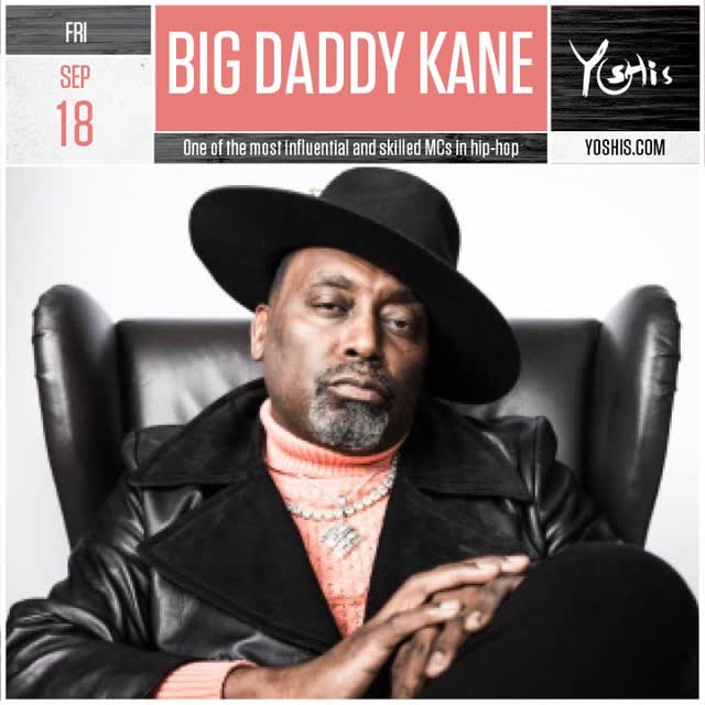 BIG DADDY KANE. LIVE.
