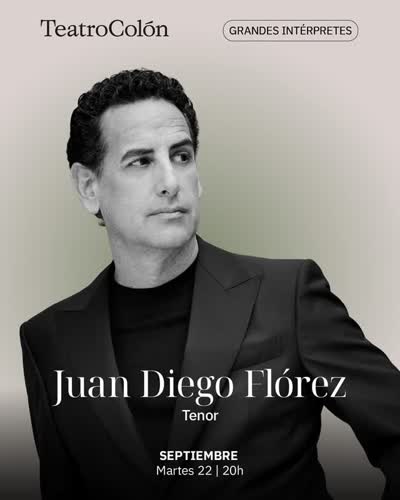 JUAN DIEGO FLÓREZ EN EL TEATRO COLÓN