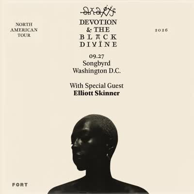 DC!! Ethereal soul-folk artist @elliottskinner will be opening for @hotcocoacartel 9/27!!