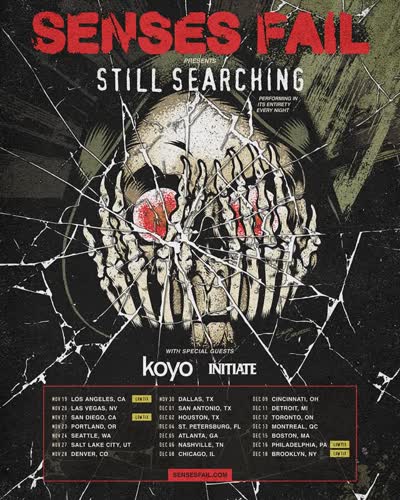 Senses Fail Presents Still Searching Tour