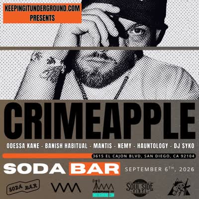 CRIMEAPPLE at SODA BAR