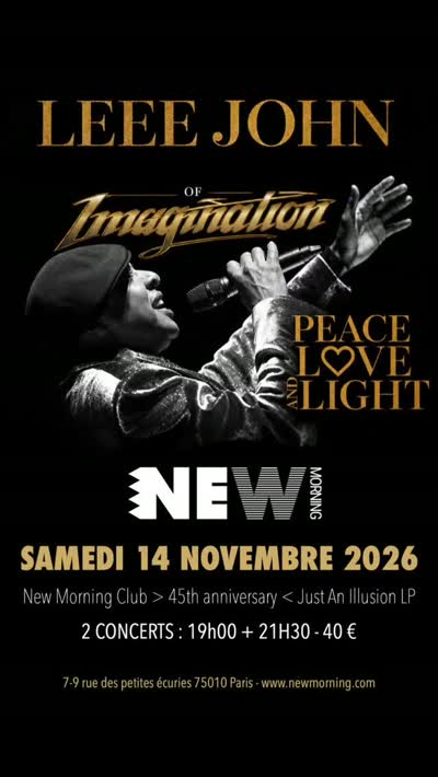 Concert exceptionnel de Imagination - Célébration des 45 ans du New et de l'album "Just An Illusion"