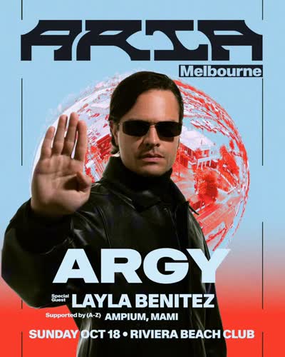 ARGY. MELBOURNE. ONE DAY ONLY