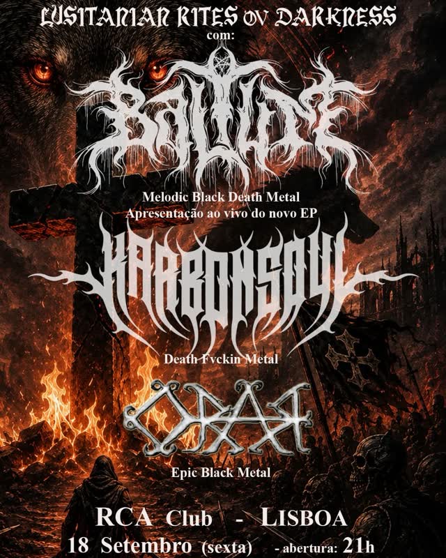 Lusitanian Rites Ov Darkness com: Baluarte, Harborsow, Odax