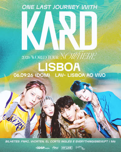 ONE LAST JOURNEY WITH KARD 2026 WORLD TOUR NOWHERE LISBOA