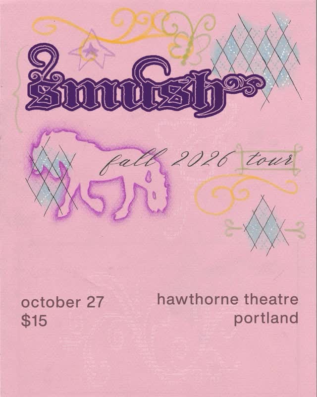 @smush.bk brings their Fall 2026 Tour to the Hawthorne Lounge on October 27th!