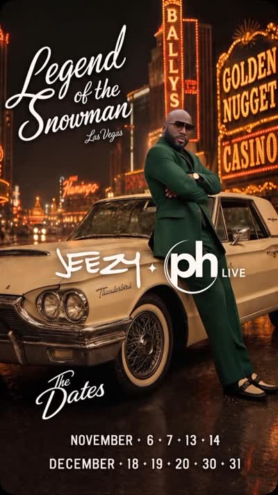 JUST ANNOUNCED! New show dates for Jeezy at PH Live at Planet Hollywood.