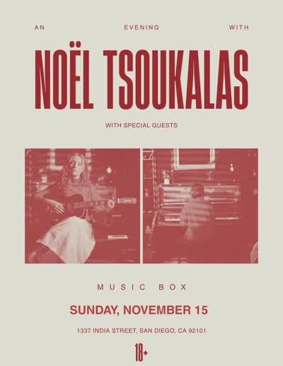 November 15th, the band is headlining @musicboxsd 🥹🥹🥹 AGAIN!!!