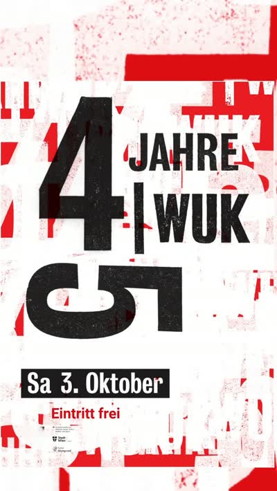 45 Jahre WUK – und wir feiern mit dir!