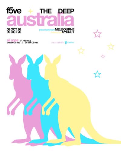 f5ve + The Deep Australian Debut