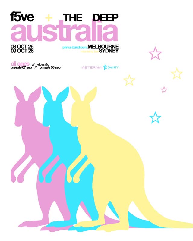 f5ve + The Deep Australian Debut