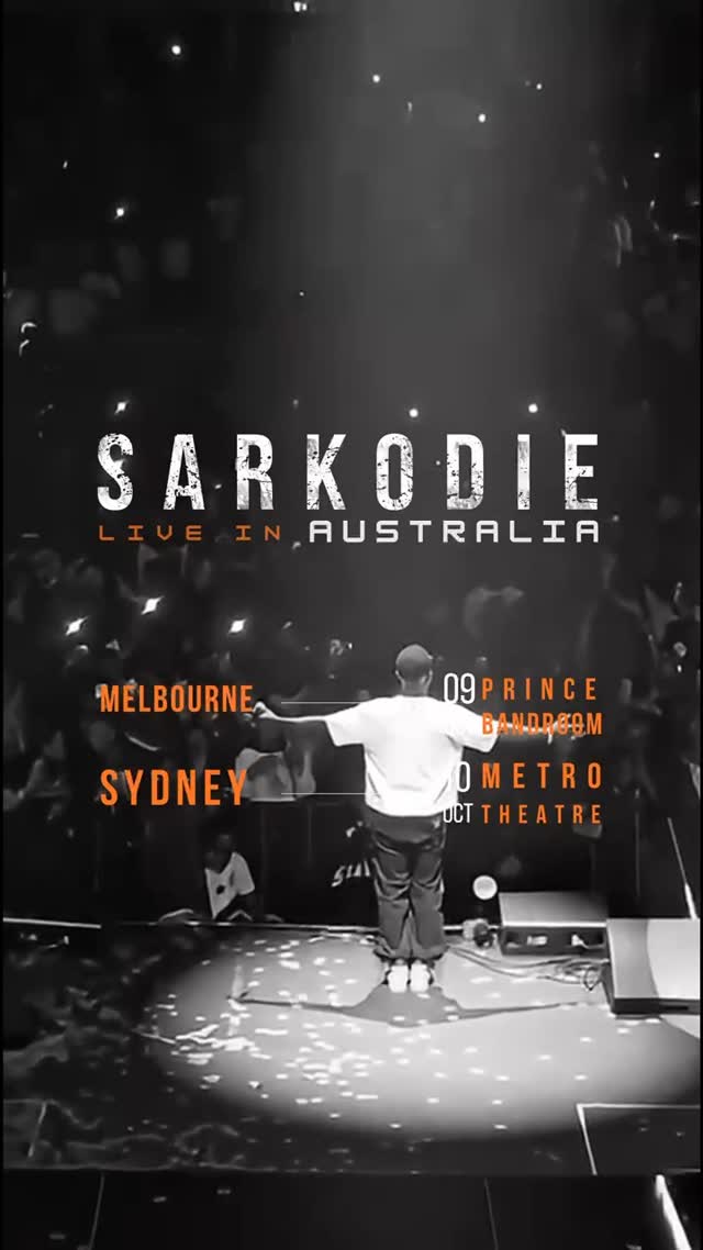 @sarkodie is bringing the heat to Melbourne 🔥