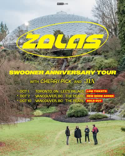 The Zolas Swooner Anniversary Tour