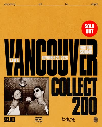 @collect200’s live show @fortunesound on Nov 20th is officially SOLD OUT ⌛️ Register for our waitlist to be the first to hear about a second show 👀 link in bio!