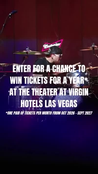 Enter for a chance to win tickets for a year at The Theater at Virgin Hotels Las Vegas