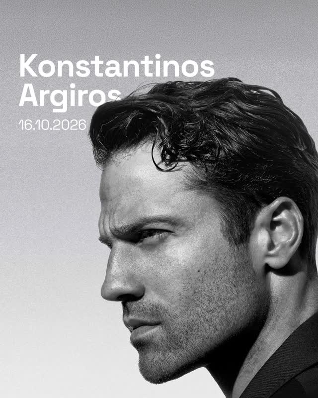 Belgium, are you ready! 🇬🇷 @argiros_konstantinos takes over Forest National on October 16th 2026. 🎤✨ Tickets are on sale now. 🎤 Tag your Greek music buddy!