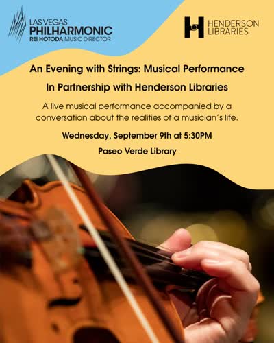 An evening of strings, stories & beautiful music awaits!