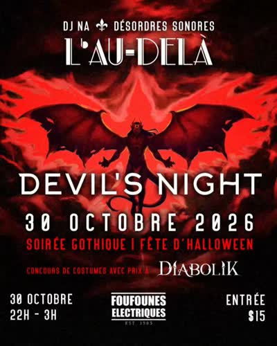 DEVIL'S NIGHT / HALLOWEEN GOTHIQUE AU FOUFS