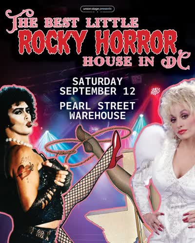 Dolly Parton x Tim Curry celebration dance party