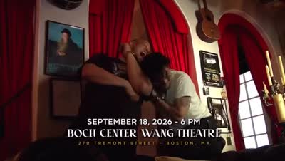 September 18, 2026 - 6 PM at Boch Center Wang Theatre
