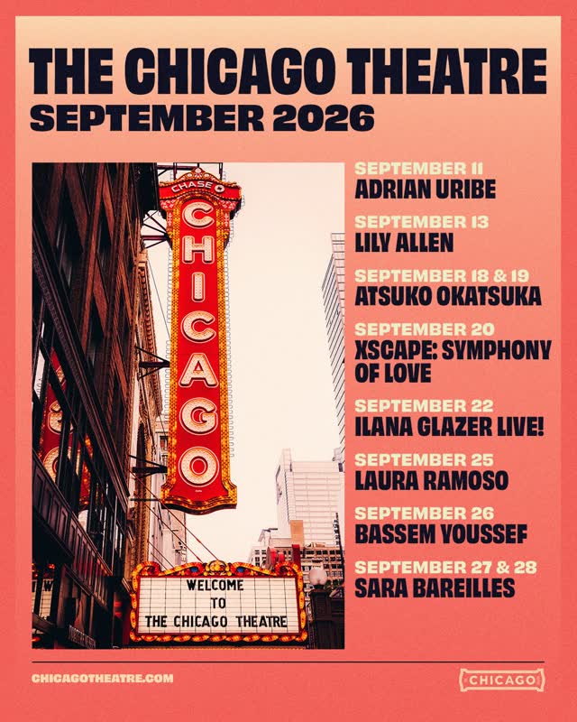 The Chicago Theatre September 2026