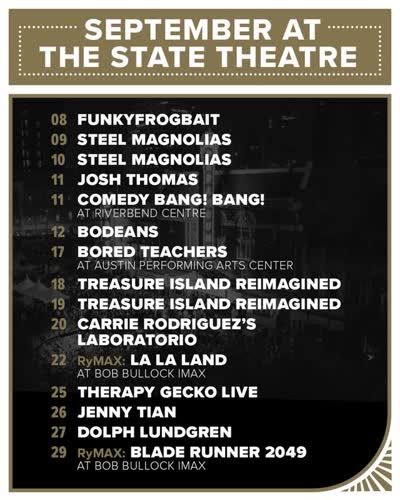 September at The State Theatre