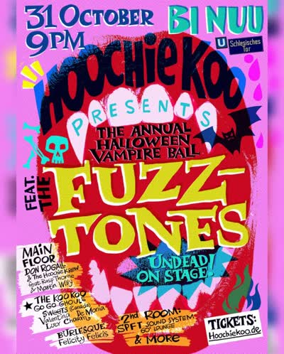 THE ANNUAL HALLOWEEN VAMPIRE BALL feat. THE FUZZTONES
