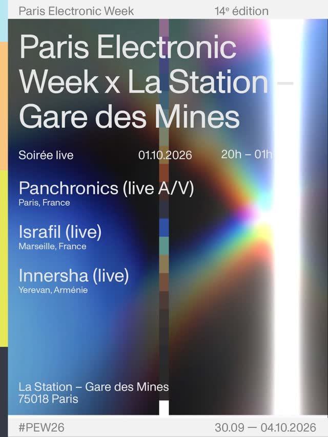 Soirée live dédiée au live (Panchronics, israfil1500, innersha_)
