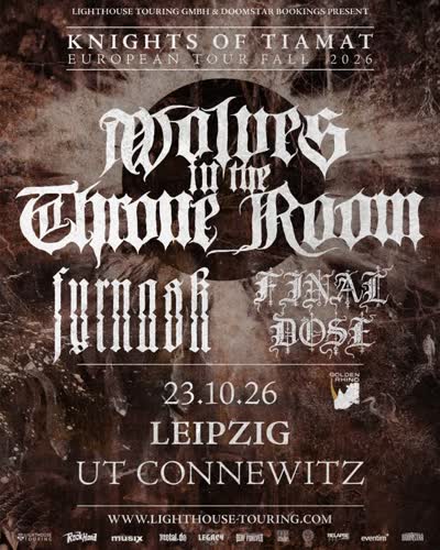 Wolves in the Throne Room Konzert in Leipzig (Ersatz: FYRNASK)