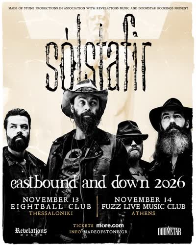 SÓLSTAFIR LIVE IN GREECE