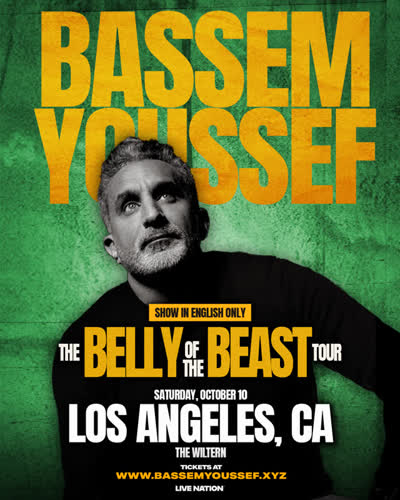 $25 tickets are available NOW for @bassem at The Wiltern on Saturday, October 10th! 🎤