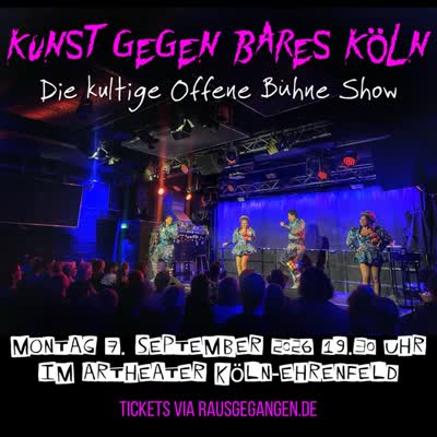 Kunst gegen Bares Köln - Die kultige Offene Bühne Show