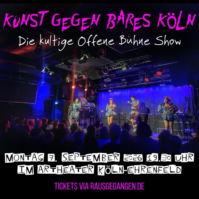 Kunst gegen Bares Köln - Die kultige Offene Bühne Show