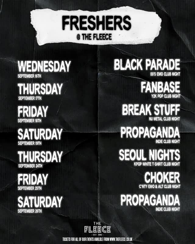 Freshers @ The Fleece