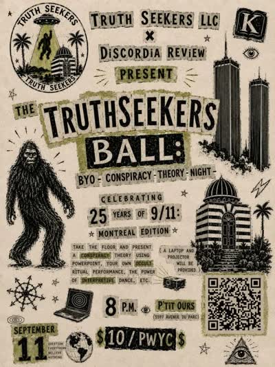 The Truthseekers Ball: BYO - Conspiracy Theory Night
