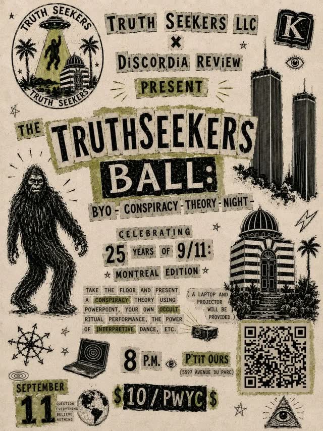 The Truthseekers Ball: BYO - Conspiracy Theory Night