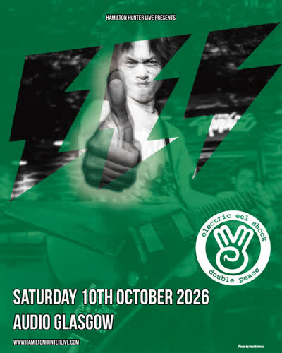 Japanese rockers Electric Eel Shock return to Glasgow this October for a full metal party!