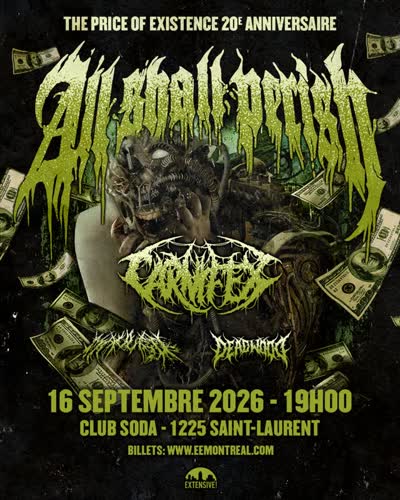 All Shall Perish, Carnifex and Mauled show